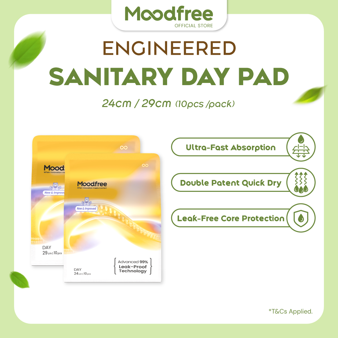 Moodfree Engineered Day Use Sanitary Pad (10 pcs/pack)