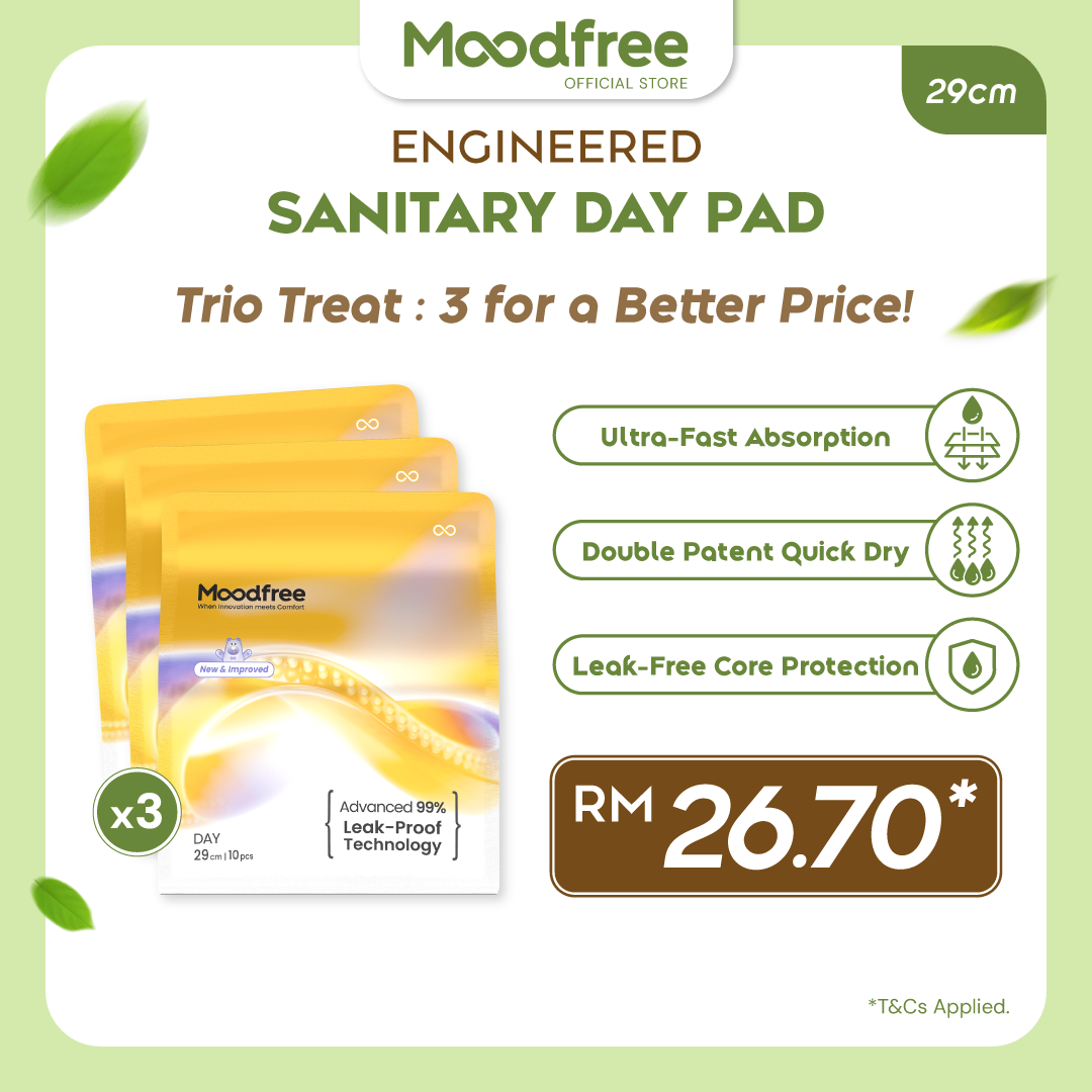 Moodfree Engineered Day Use Sanitary Pad (10 pcs/pack)