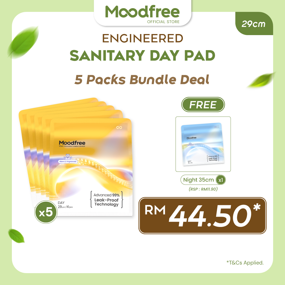 Moodfree Engineered Day Use Sanitary Pad (10 pcs/pack)