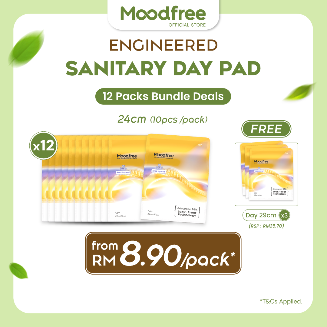 Moodfree Engineered Day Use Sanitary Pad (10 pcs/pack)