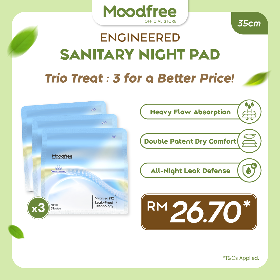 Moodfree Engineered Night Use Sanitary Pad