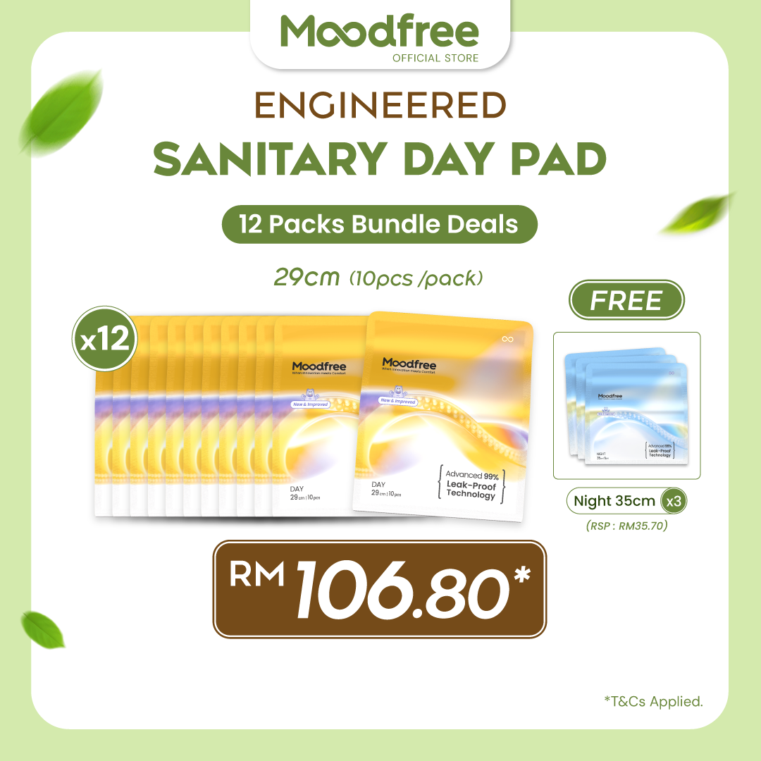 Moodfree Engineered Day Use Sanitary Pad (10 pcs/pack)