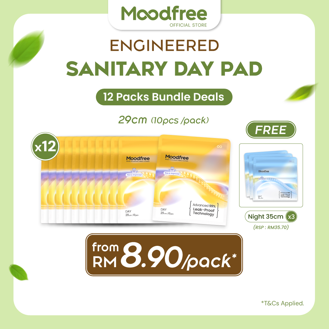 Moodfree Engineered Day Use Sanitary Pad (10 pcs/pack)
