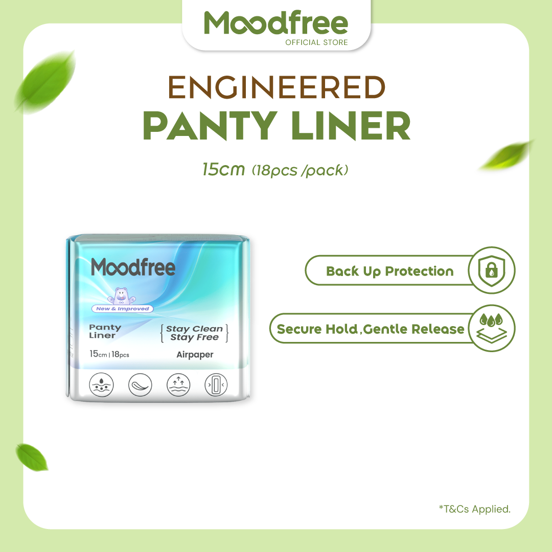Moodfree Engineered Panty Liner (18 pcs/pack)