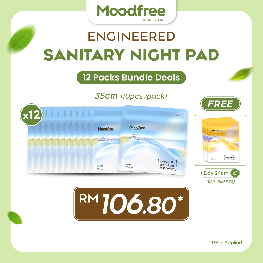 Moodfree Engineered Night Use Sanitary Pad