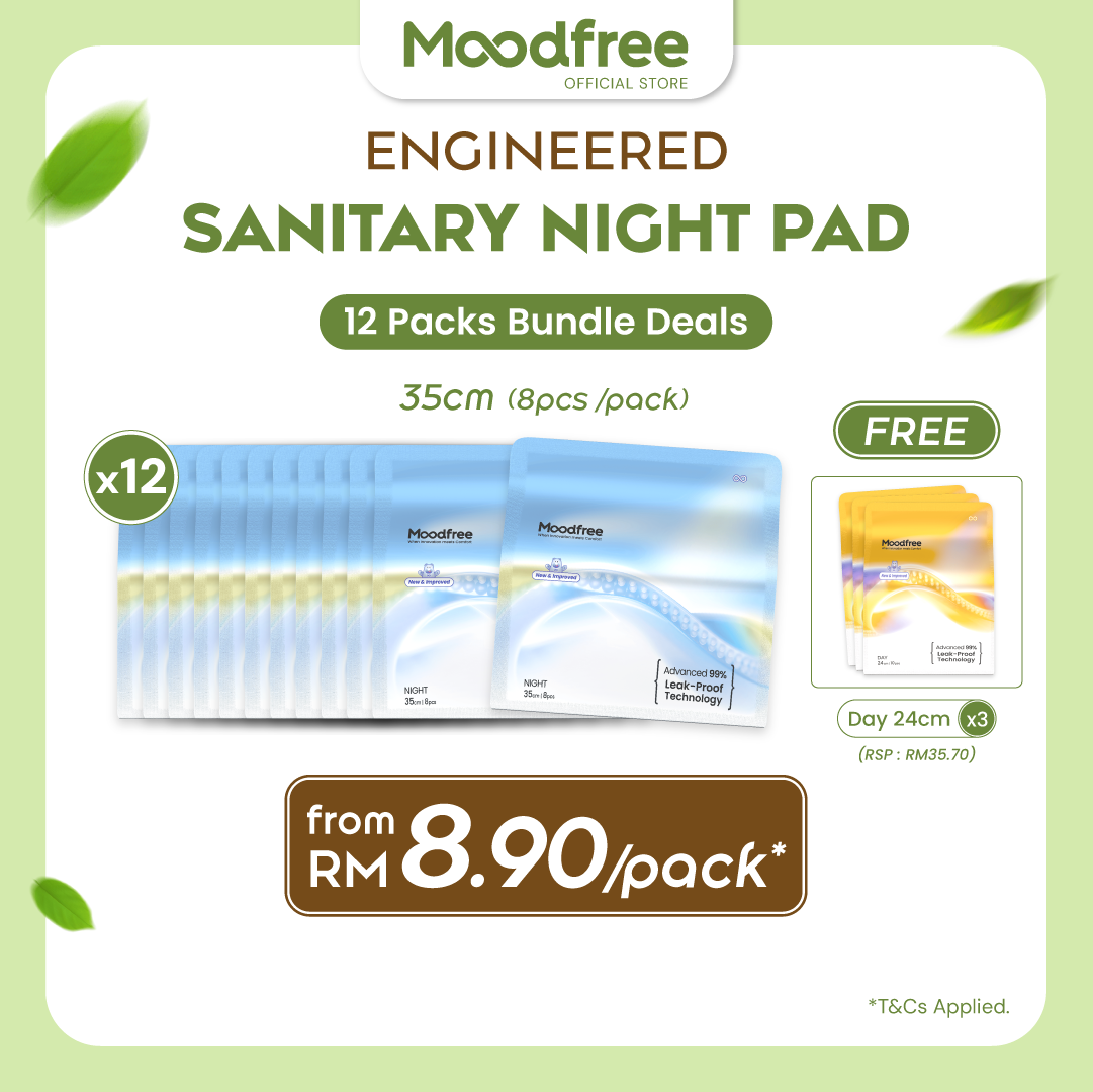 Moodfree Engineered Night Use Sanitary Pad