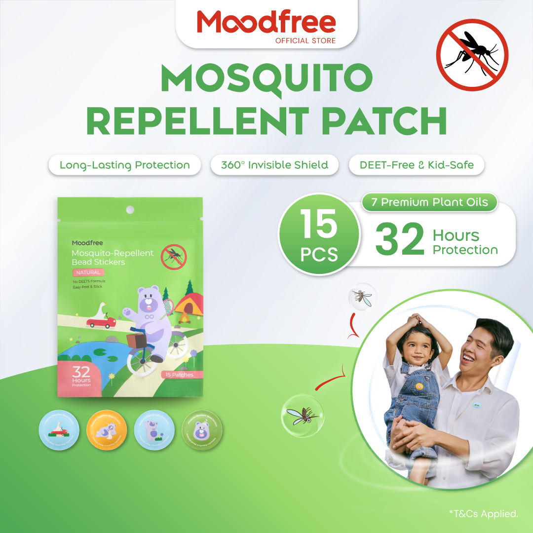 MOODFREE Mosquito-Repellent Bead Stickers (15patches/pack)