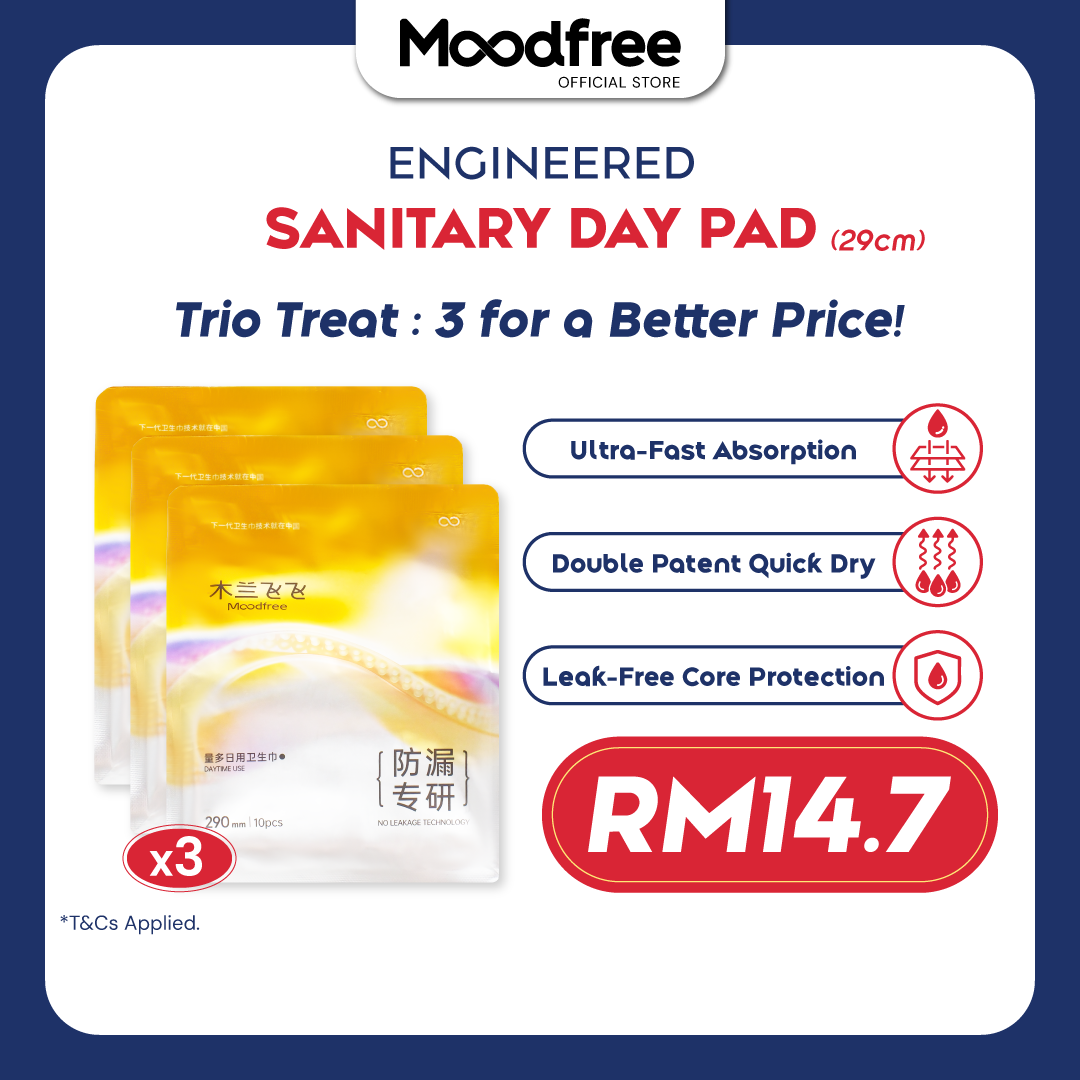 Moodfree Engineered Day Use Sanitary Pad (10 pcs/pack)