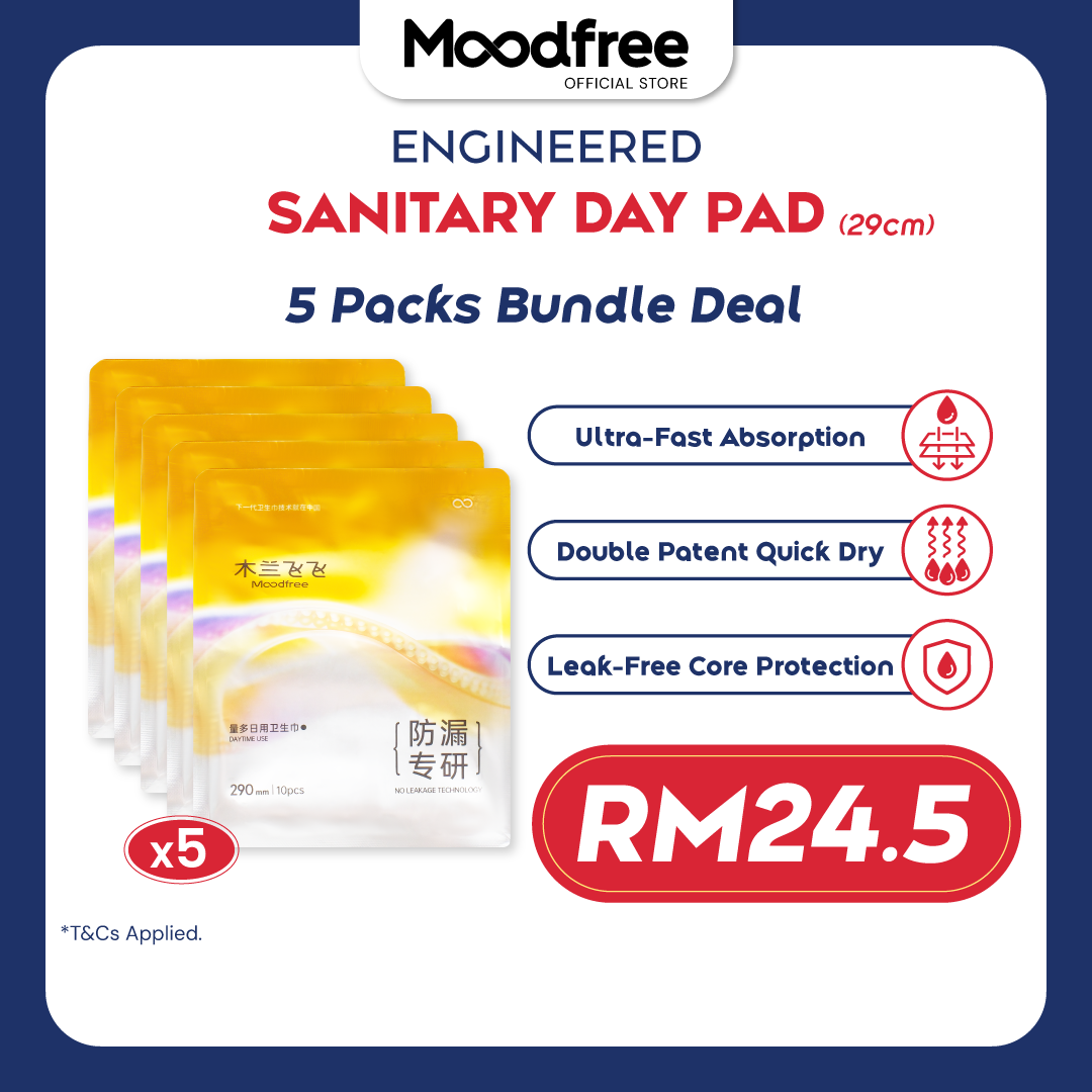 Moodfree Engineered Day Use Sanitary Pad (10 pcs/pack)