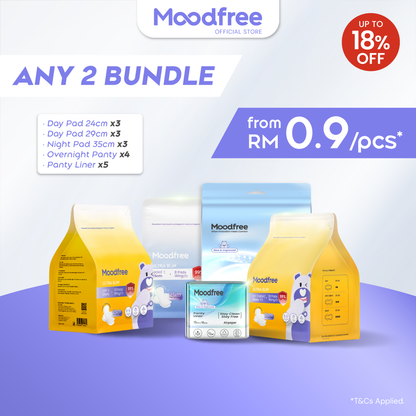 Mix & Match Any 2 Bundle Moodfree Engineered Sanitary Pads