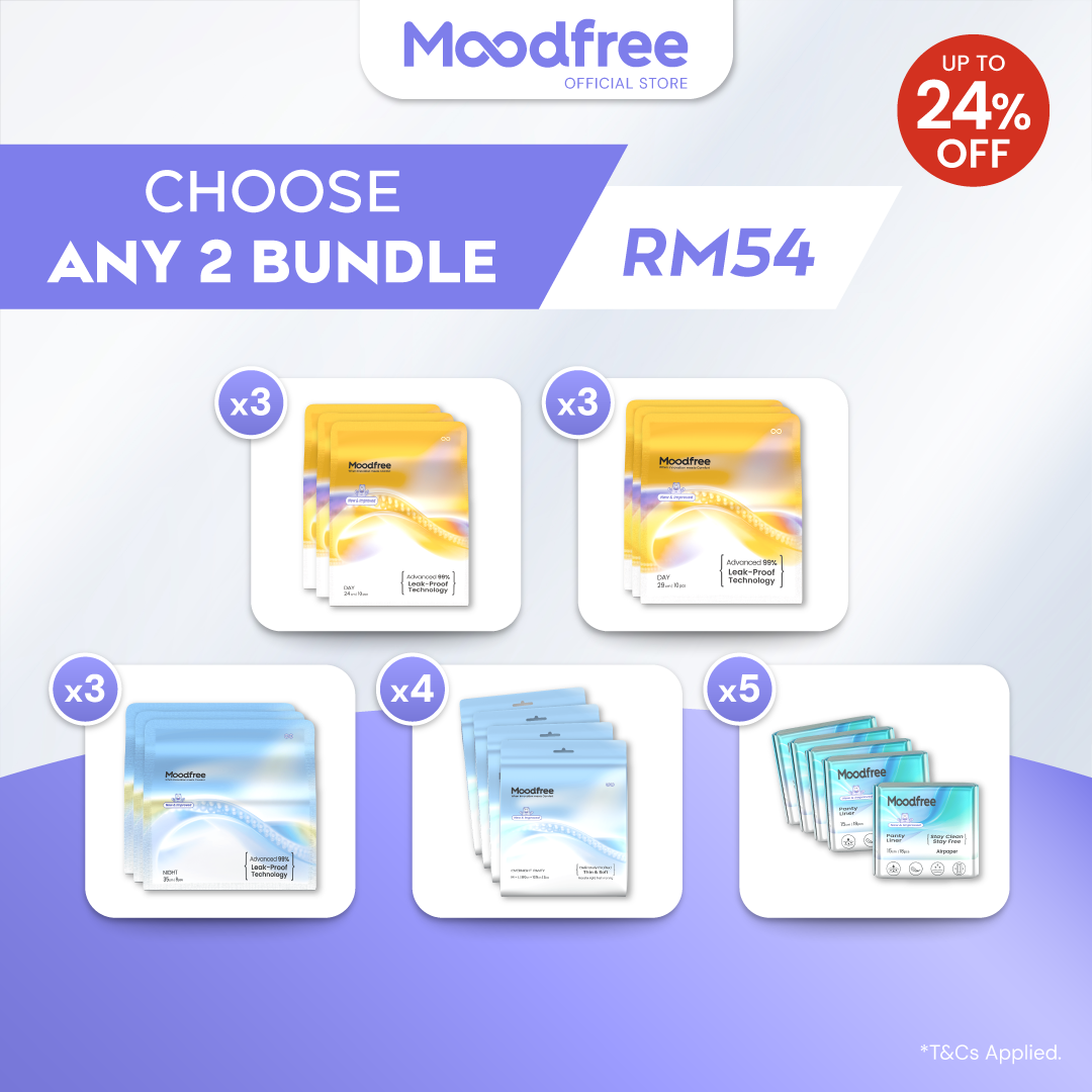 Mix & Match Any 2 Bundle Moodfree Engineered Sanitary Pads