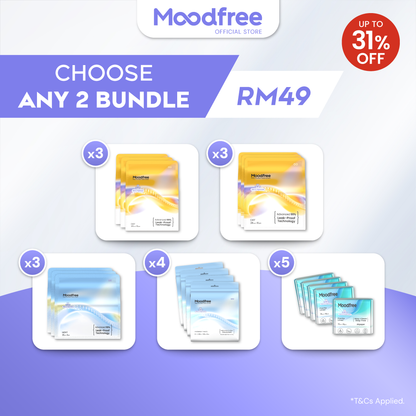 [5.5 DEALS] Mix & Match Any 2 Bundle Moodfree Engineered Sanitary Pads