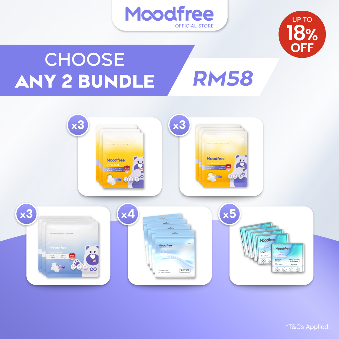 Mix & Match Any 2 Bundle Moodfree Engineered Sanitary Pads