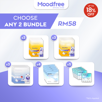 Mix & Match Any 2 Bundle Moodfree Engineered Sanitary Pads