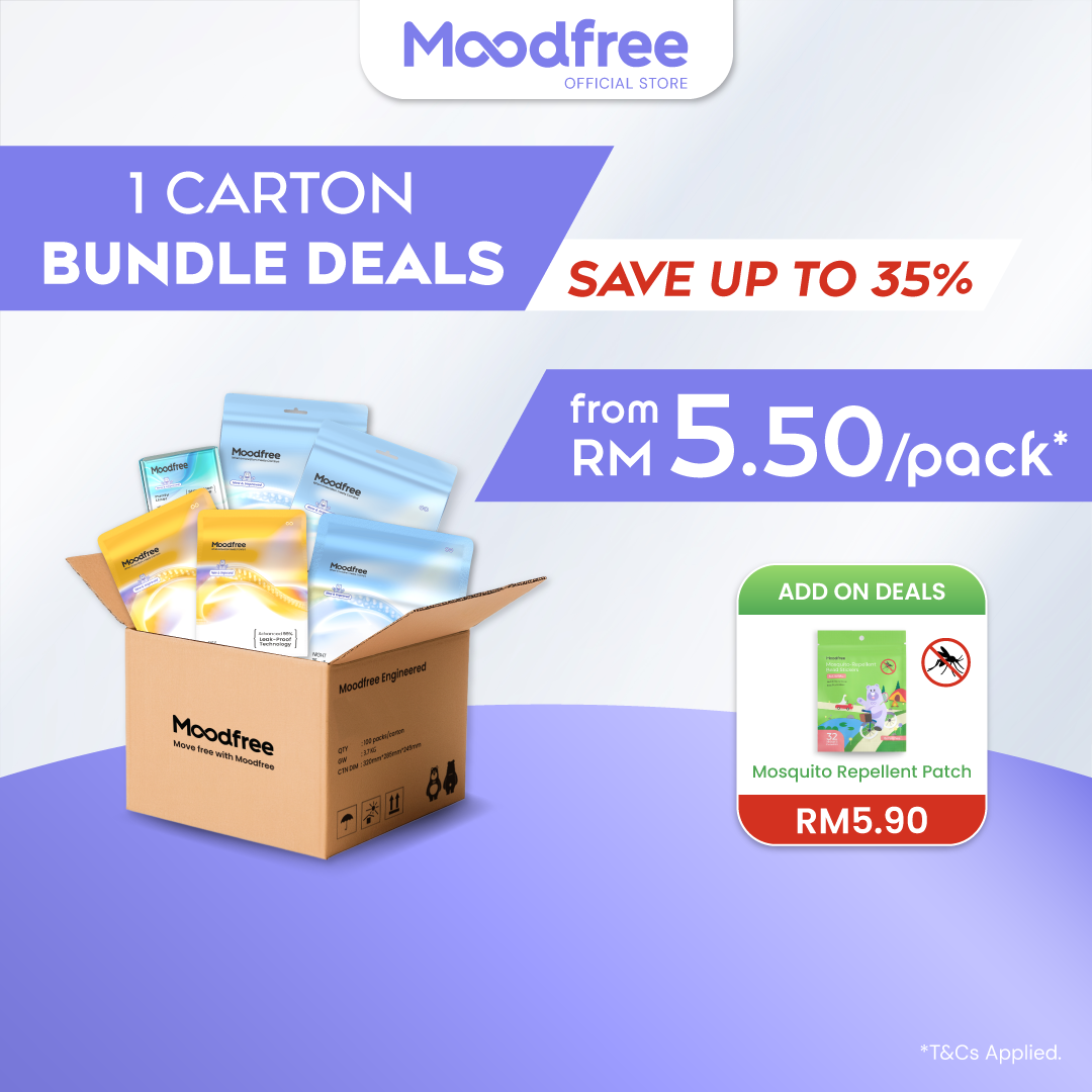 [1 Carton Bundle Deals] Moodfree Sanitary Pads