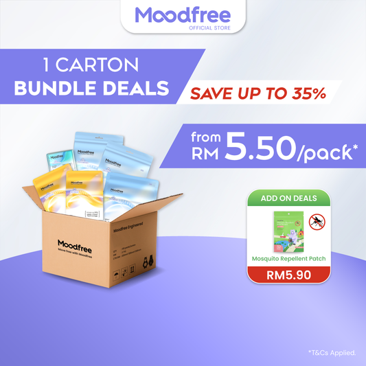 [1 Carton Bundle Deals] Moodfree Sanitary Pads