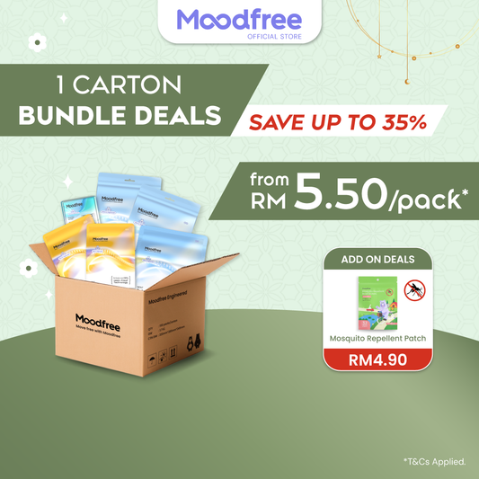 [1 Carton Bundle Deals] Moodfree Sanitary Pads