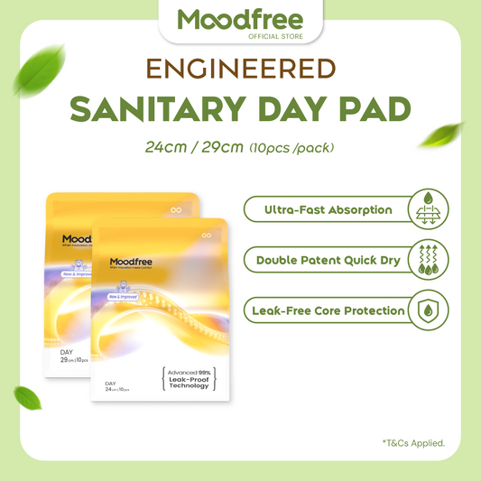 Moodfree Engineered Day Use Sanitary Pad (10 pcs/pack)