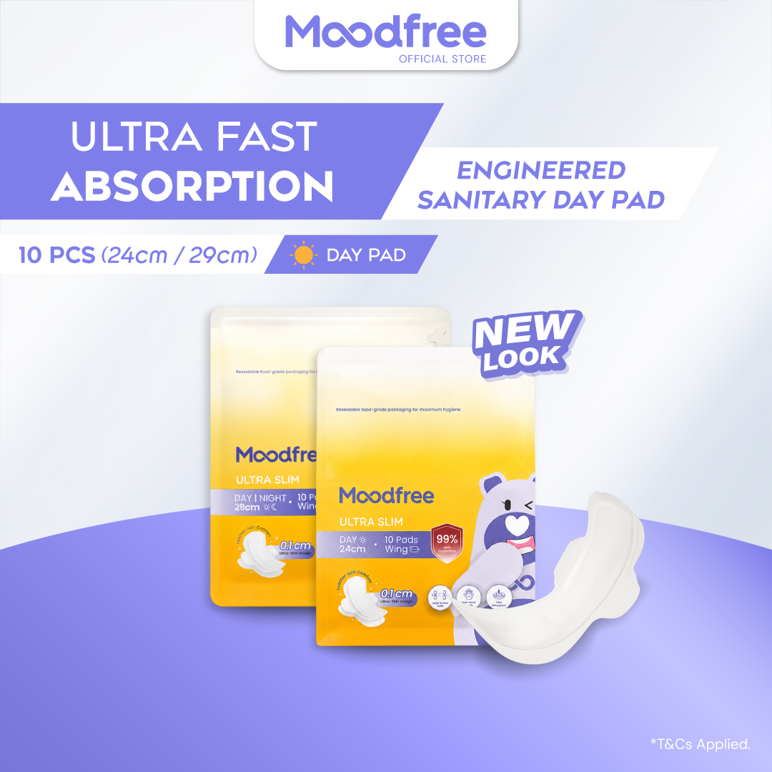 Moodfree Day Use Sanitary Pad 24cm / 29cm