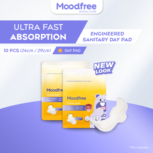 Moodfree Day Use Sanitary Pad 24cm / 29cm
