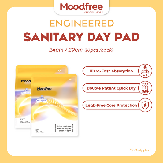 Moodfree Engineered Day Use Sanitary Pad (10 pcs/pack)