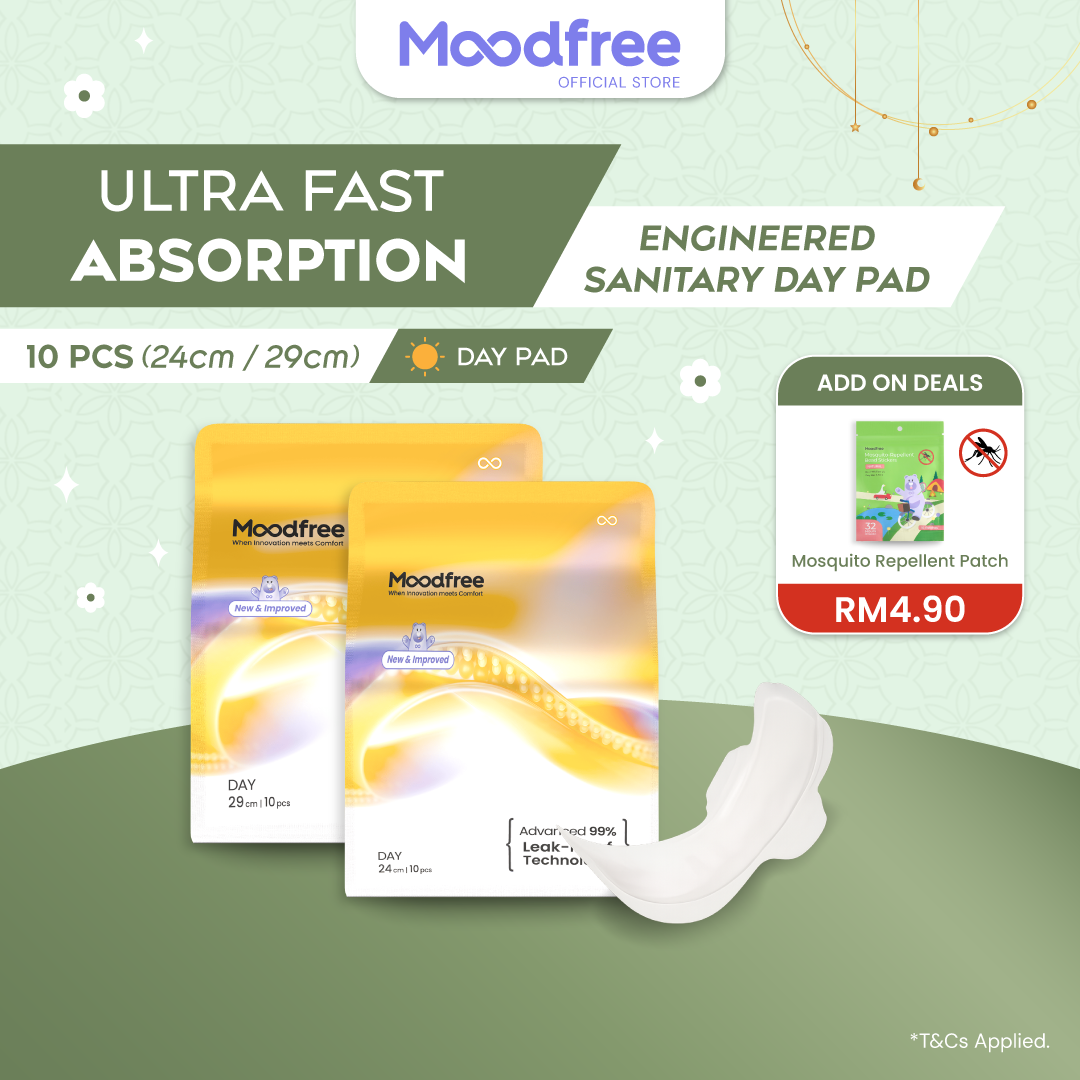 Moodfree Day Use Sanitary Pad 24cm / 29cm