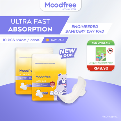 Moodfree Day Use Sanitary Pad 24cm / 29cm