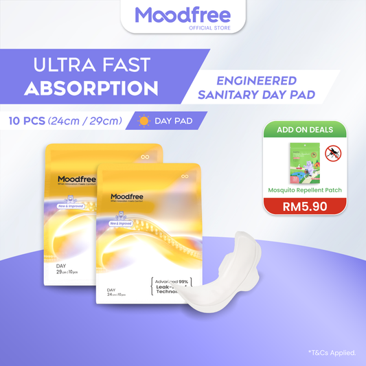 Moodfree Day Use Sanitary Pad 24cm / 29cm