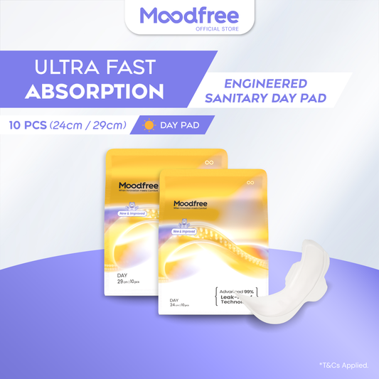 Moodfree Day Use Sanitary Pad 24cm / 29cm