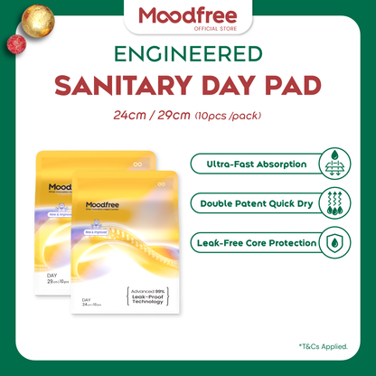 Moodfree Engineered Day Use Sanitary Pad (10 pcs/pack)