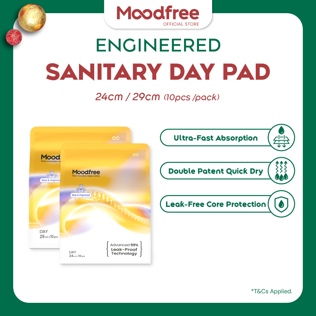Moodfree Engineered Day Use Sanitary Pad (10 pcs/pack)