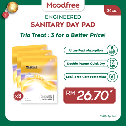 Moodfree Engineered Day Use Sanitary Pad (10 pcs/pack)