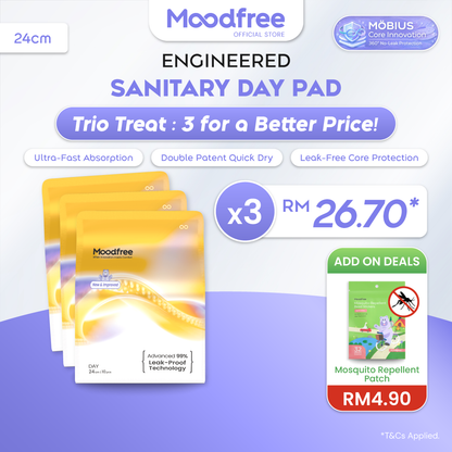 Moodfree Engineered Day Use Sanitary Pad (10 pcs/pack)