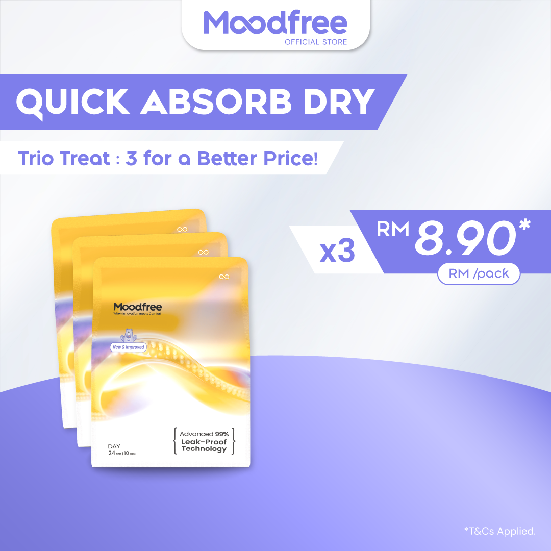 Moodfree Day Use Sanitary Pad 24cm / 29cm