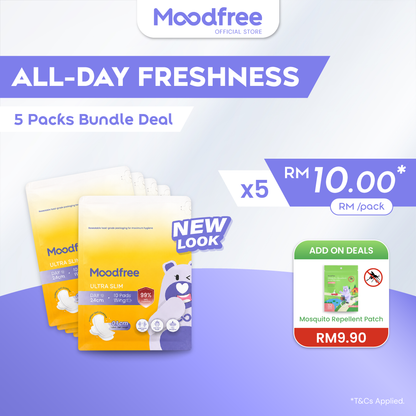 Moodfree Day Use Sanitary Pad 24cm / 29cm