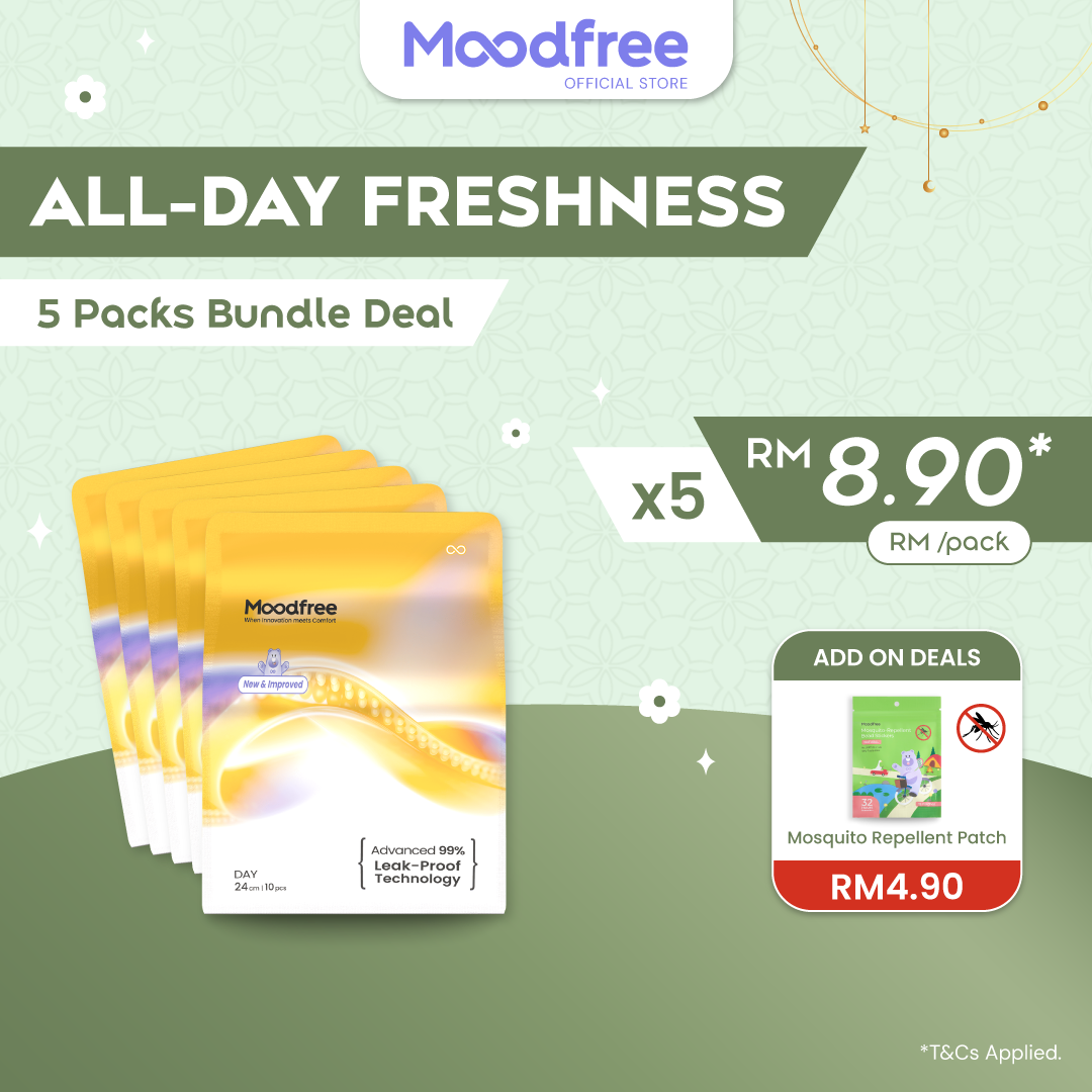 Moodfree Day Use Sanitary Pad 24cm / 29cm