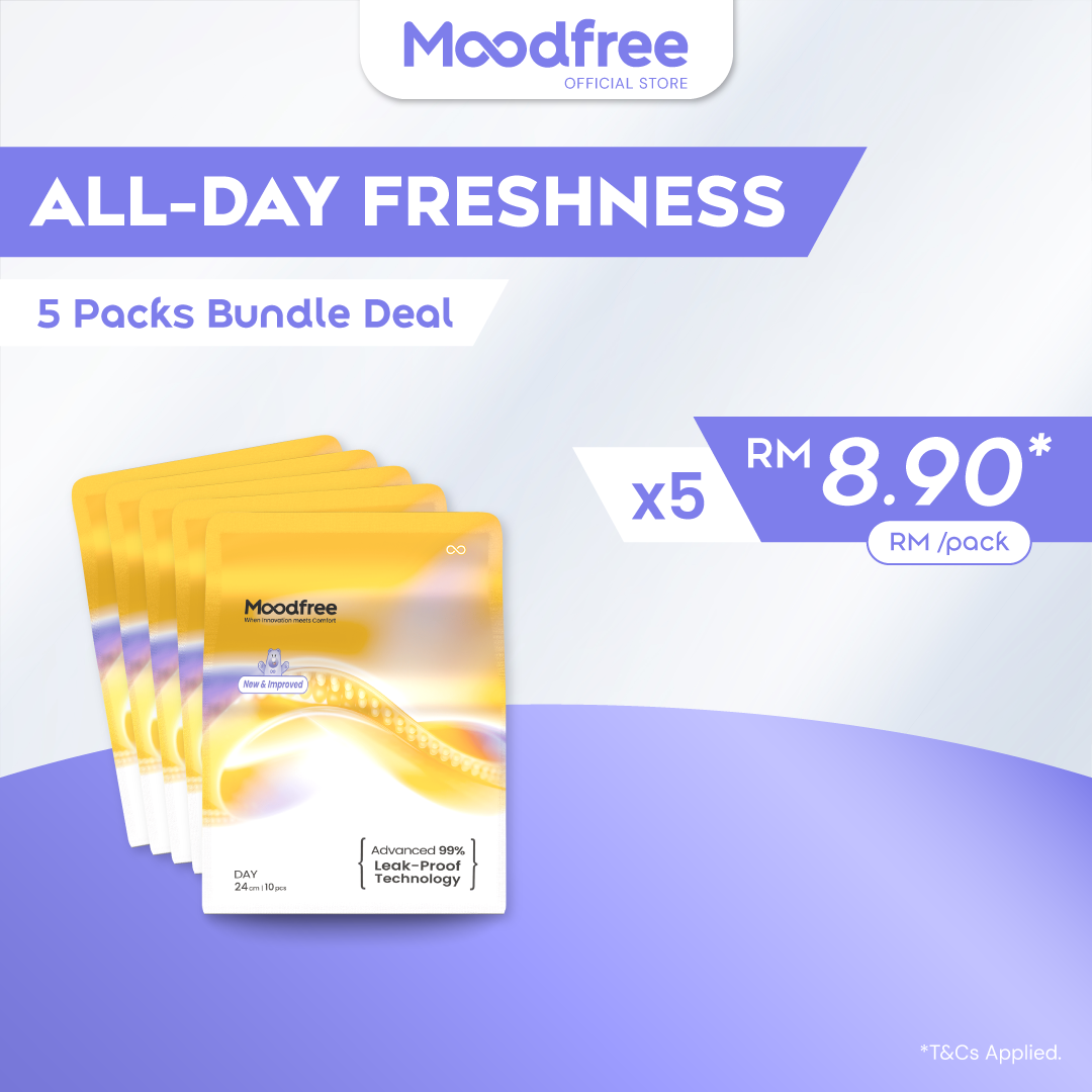 Moodfree Day Use Sanitary Pad 24cm / 29cm