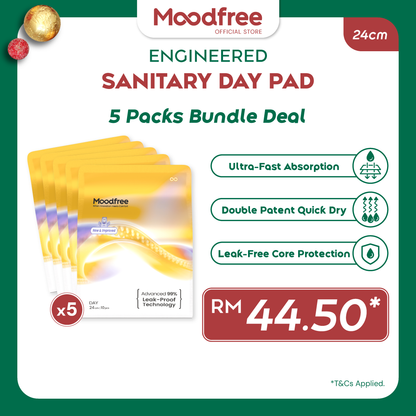 Moodfree Engineered Day Use Sanitary Pad (10 pcs/pack)