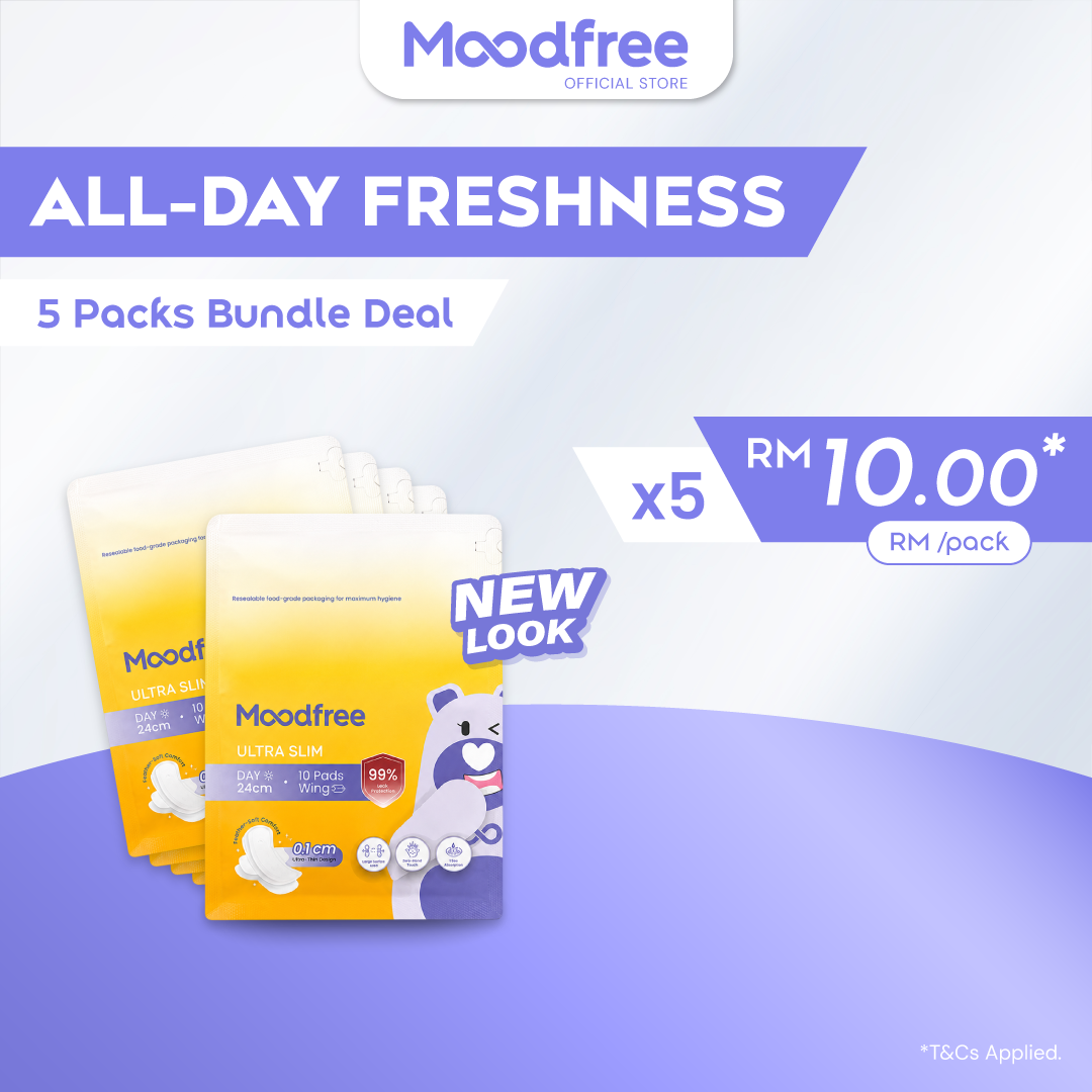 Moodfree Day Use Sanitary Pad 24cm / 29cm