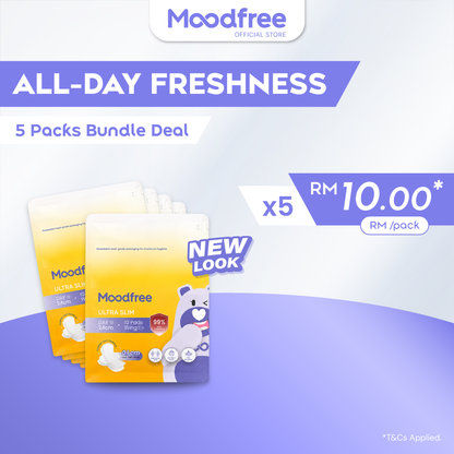 Moodfree Day Use Sanitary Pad 24cm / 29cm