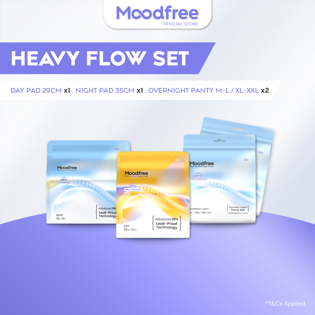 [6.6 DEALS] Moodfree Heavy Flow Set