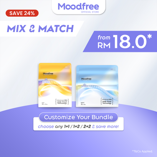 MIX & MATCH ANY 2 SANITARY PADS