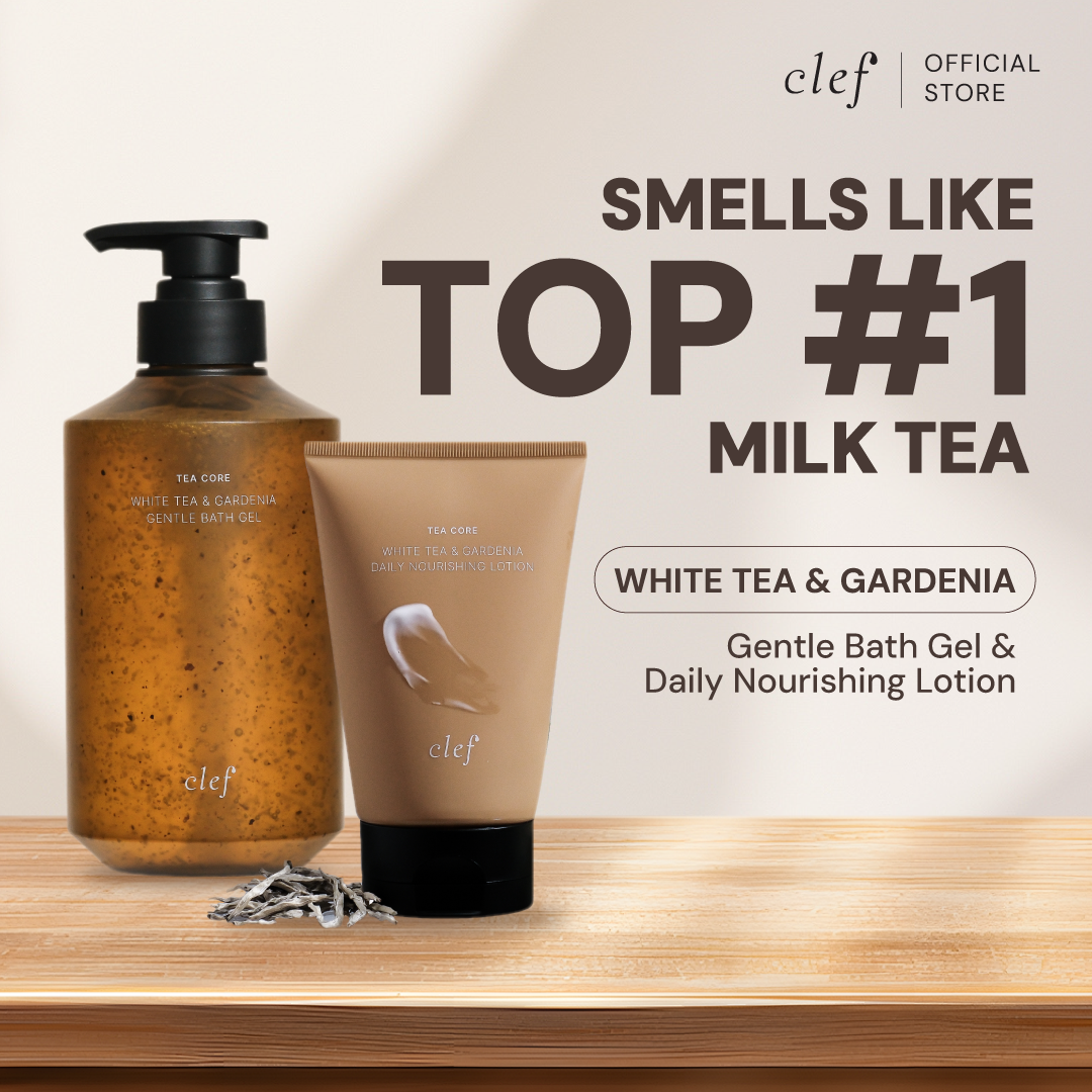 [PWP] CLEF TEA CORE BATH GEL & LOTION