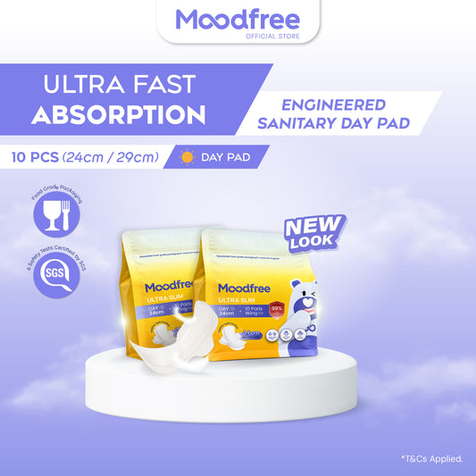 Moodfree Day Use Sanitary Pad 24cm / 29cm