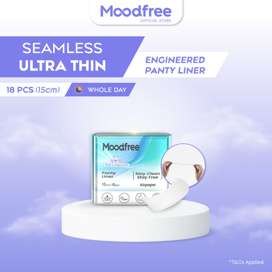 Moodfree Engineered Panty Liner (18 pcs/pack)