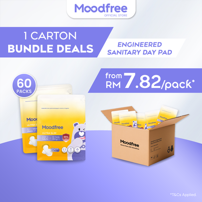 [1 Carton Bundle Deals] Moodfree Sanitary Pads