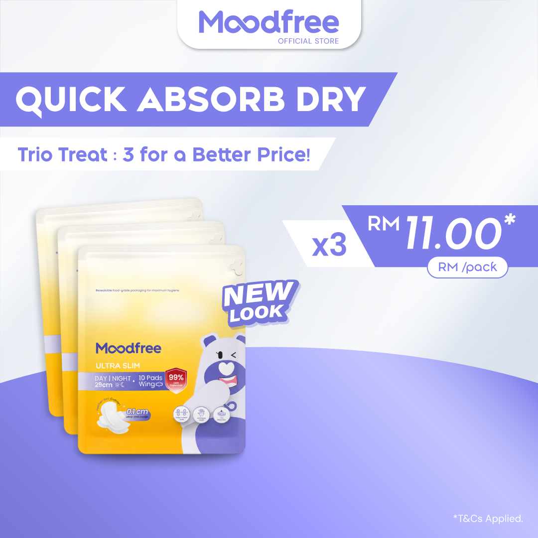 Moodfree Day Use Sanitary Pad 24cm / 29cm