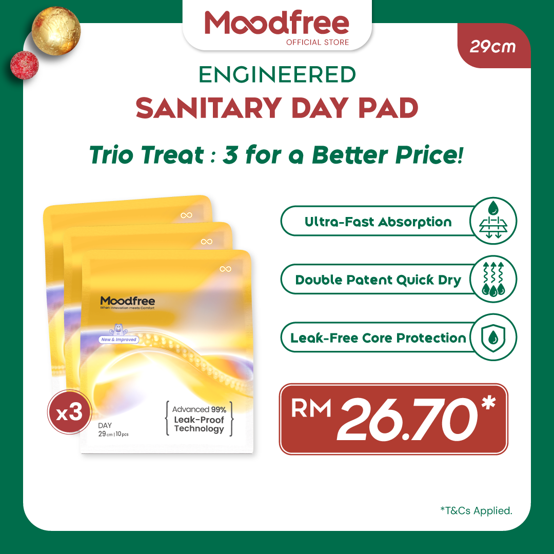 Moodfree Engineered Day Use Sanitary Pad (10 pcs/pack)