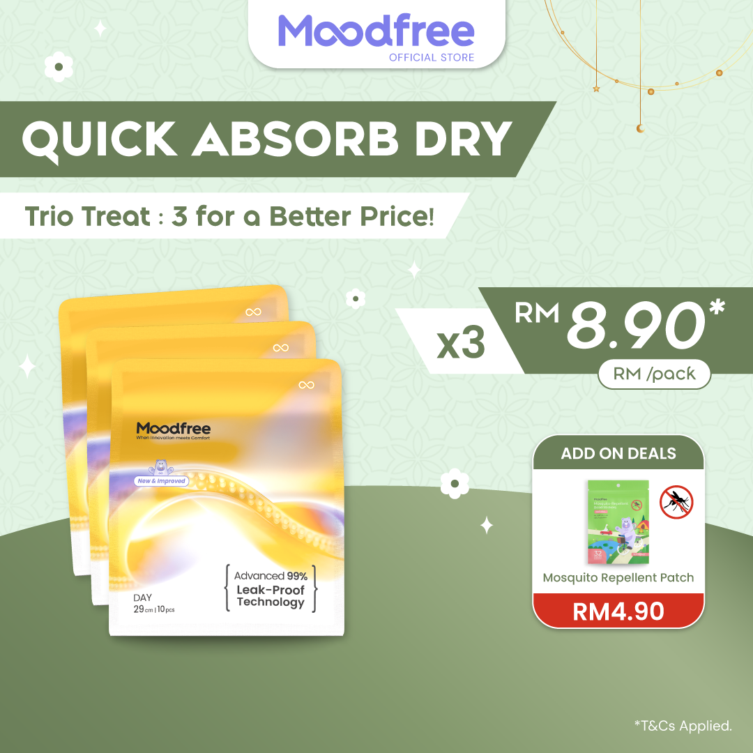Moodfree Day Use Sanitary Pad 24cm / 29cm