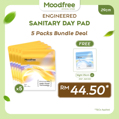 Moodfree Engineered Day Use Sanitary Pad (10 pcs/pack)